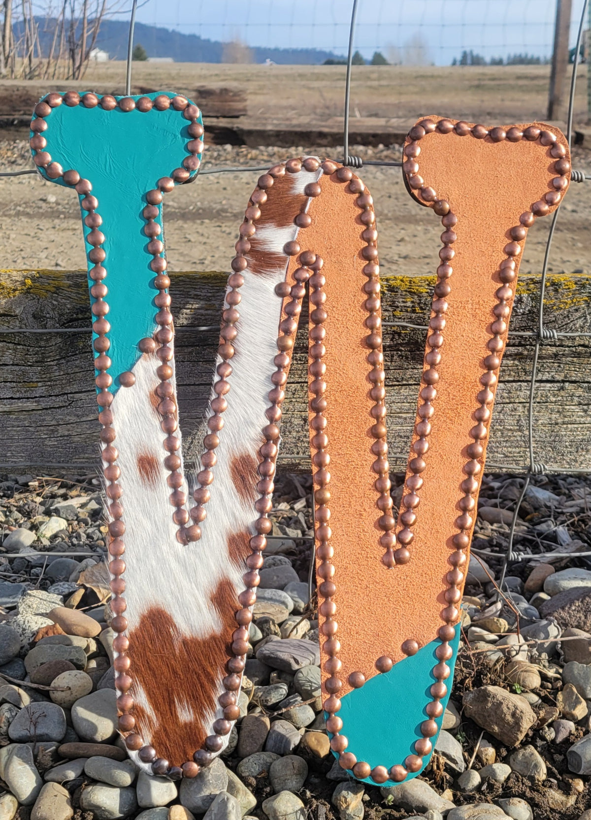 W Custom Patchwork Letter