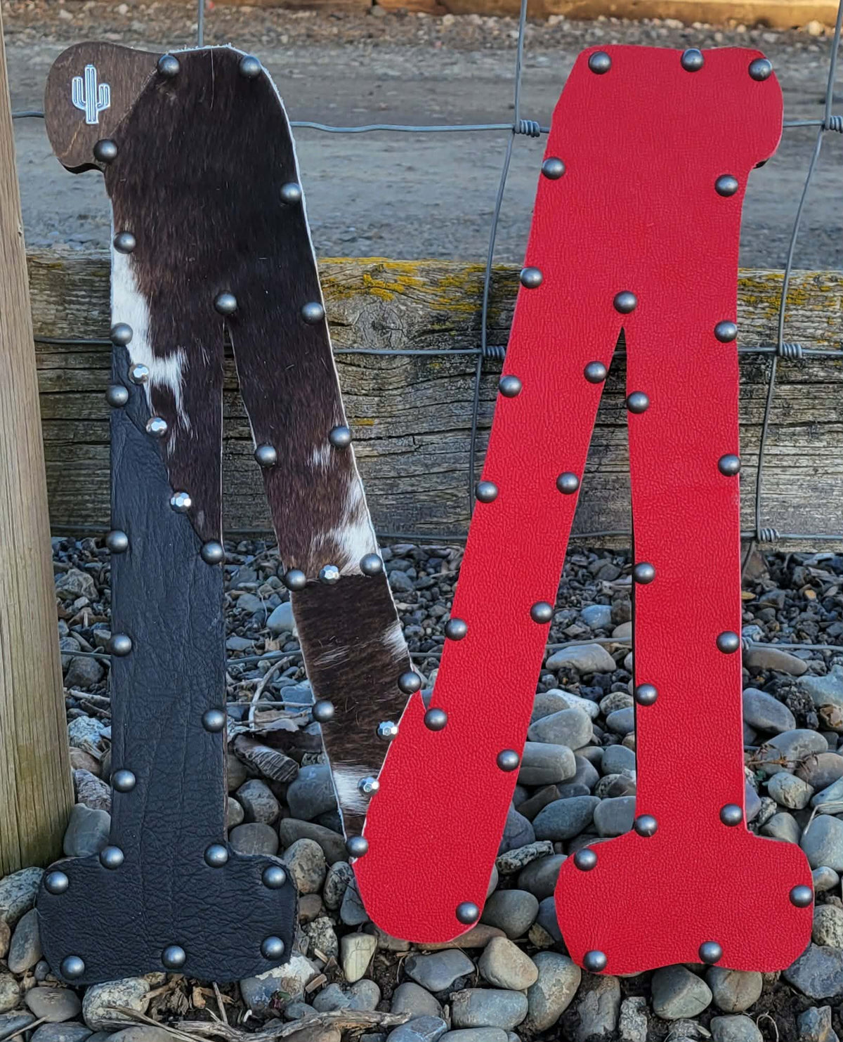 M Leather Letter