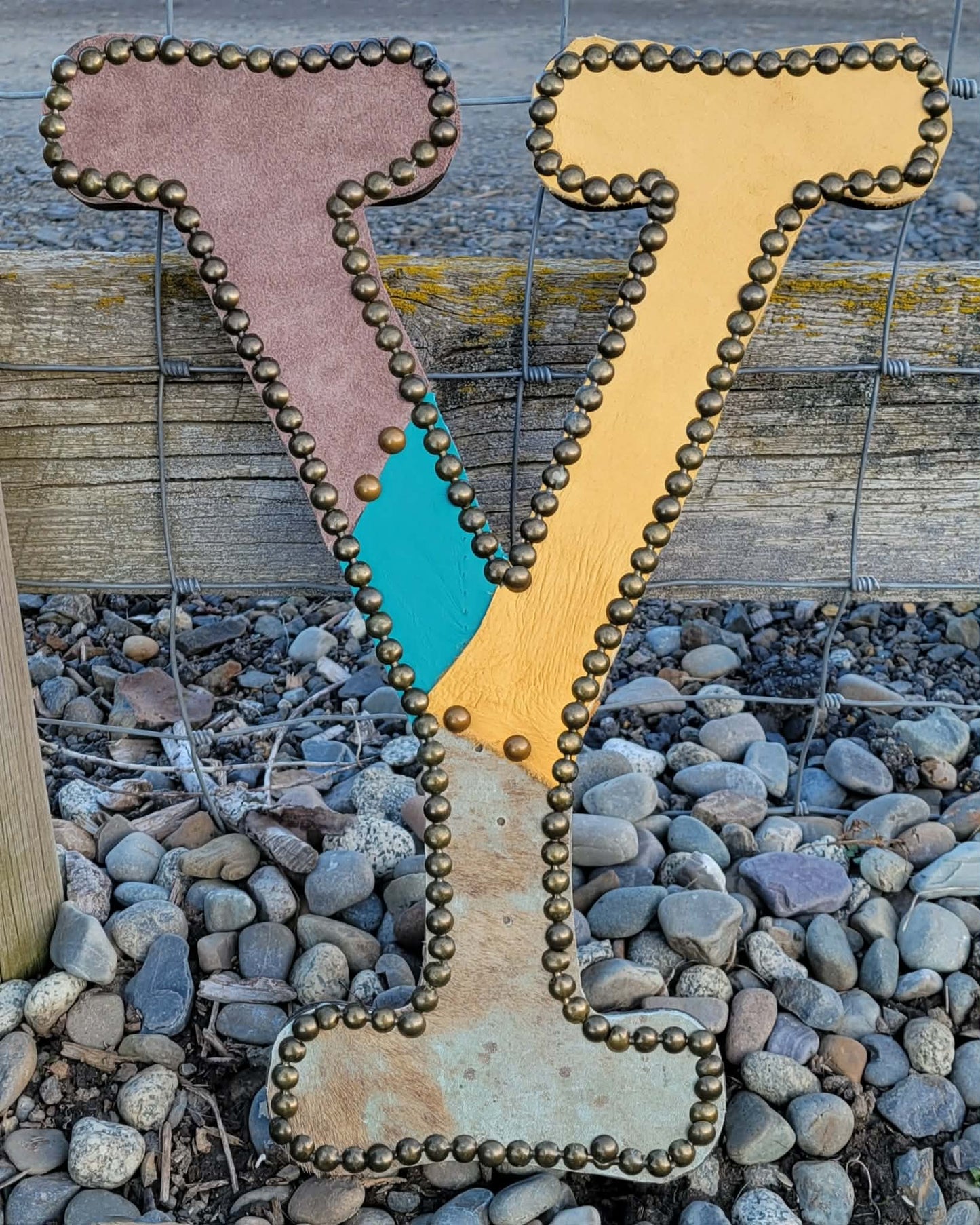 Y Leather Letter