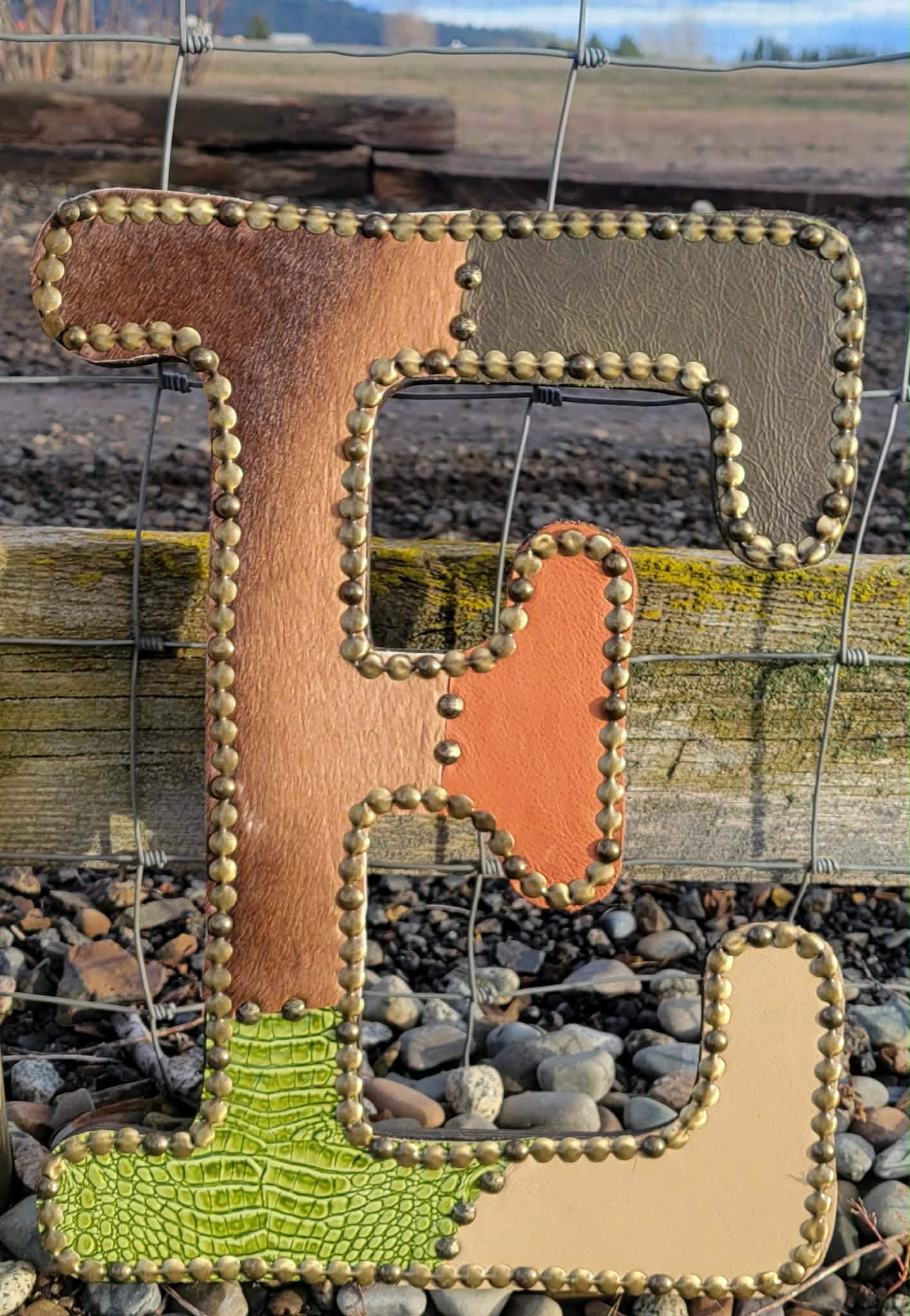 E Leather Letter