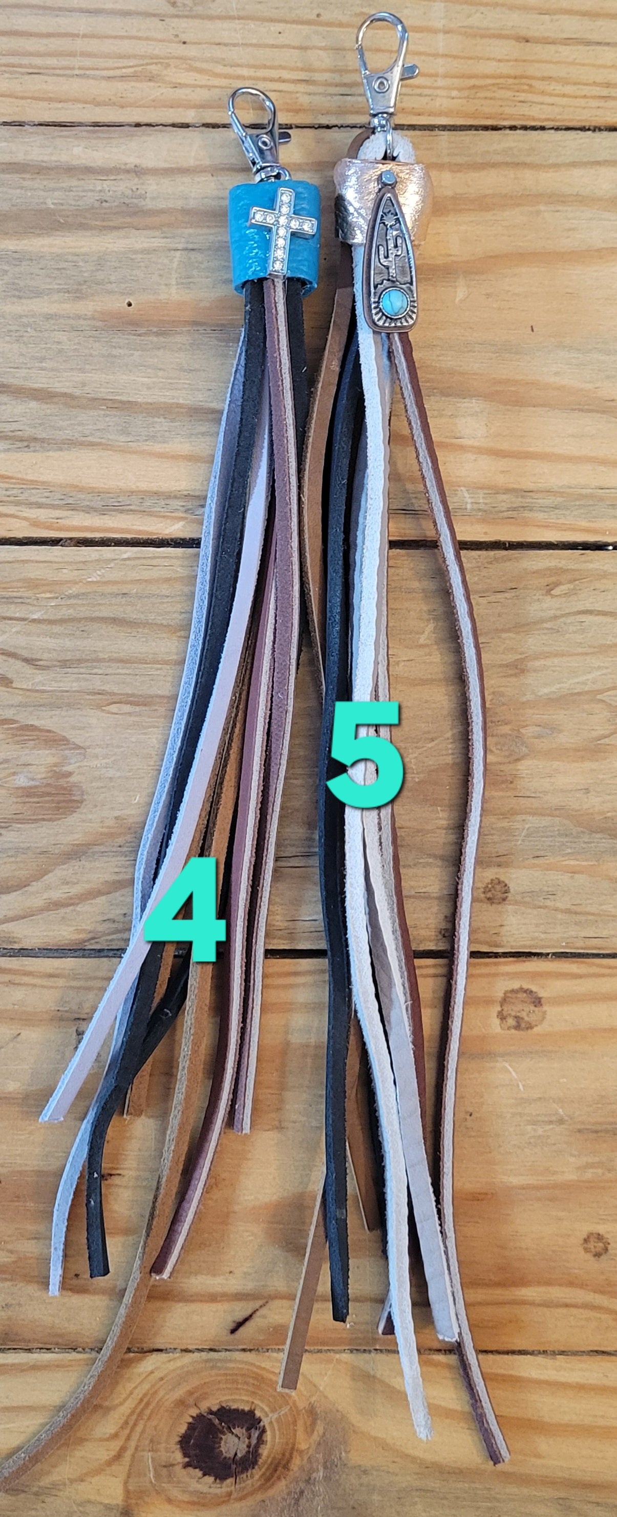 LEATHER TASSELS