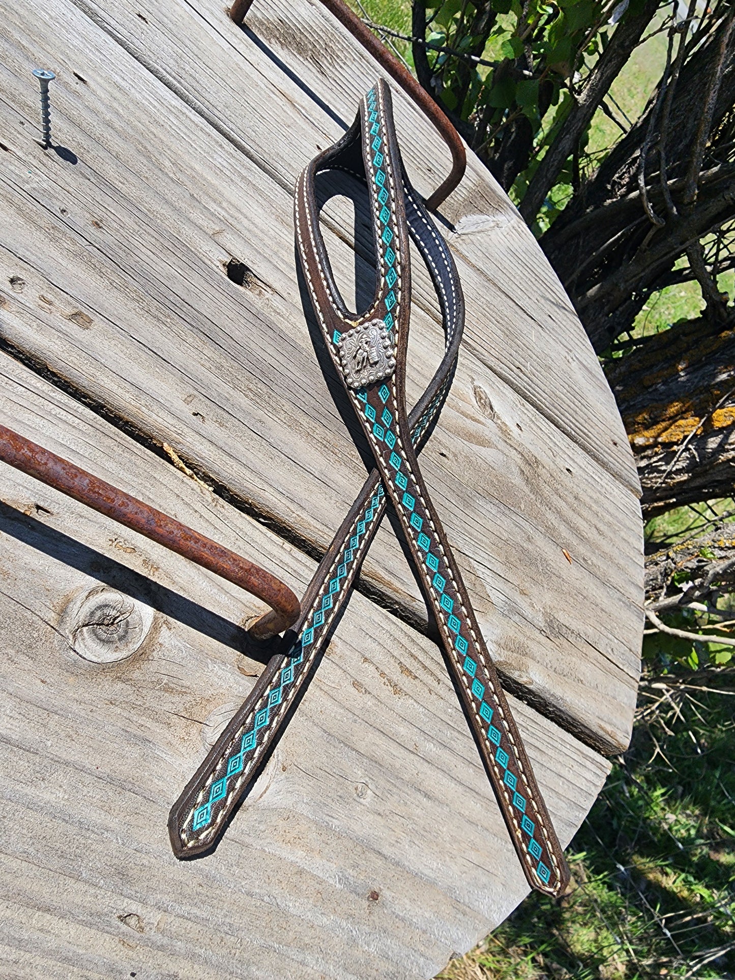 Teal Shaped Headstall