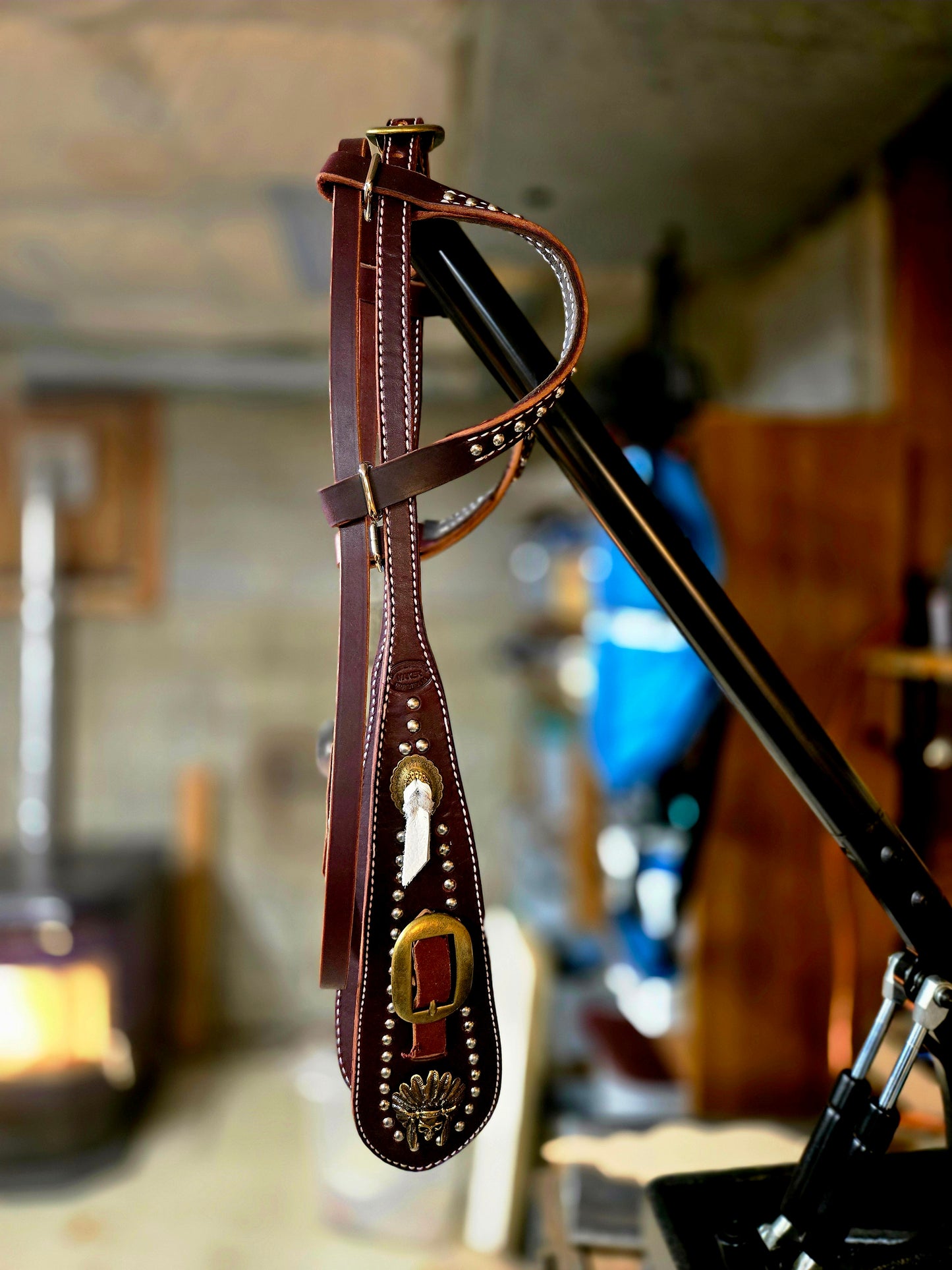 Custom 2 Ear Buckaroo Headstall