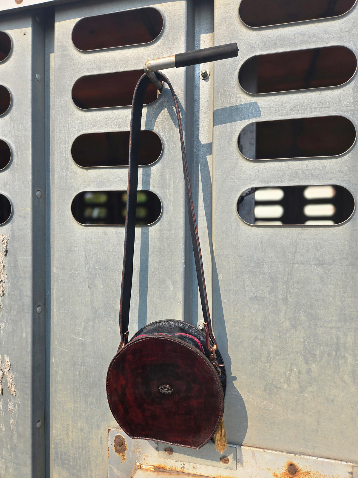 Tooled Canteen Purse