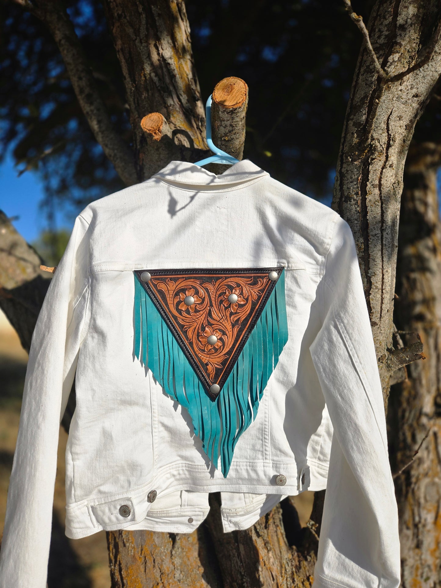 Jean Jacket with removable Patch