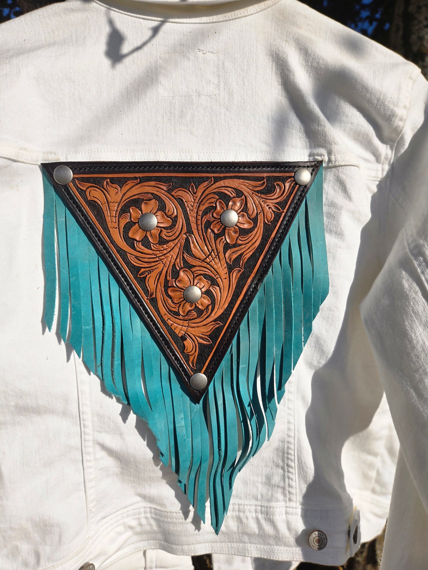 Jean Jacket with removable Patch