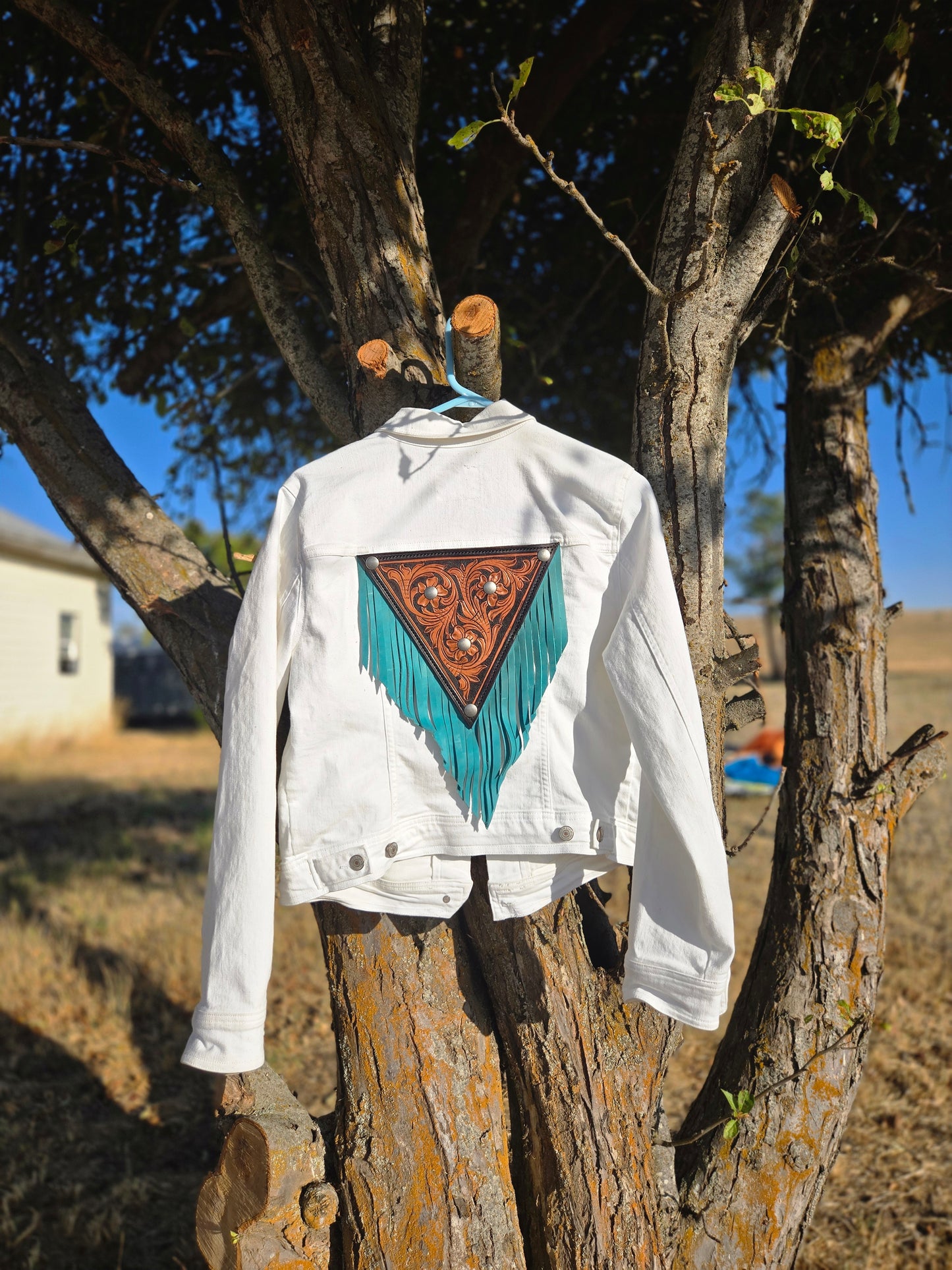 Jean Jacket with removable Patch