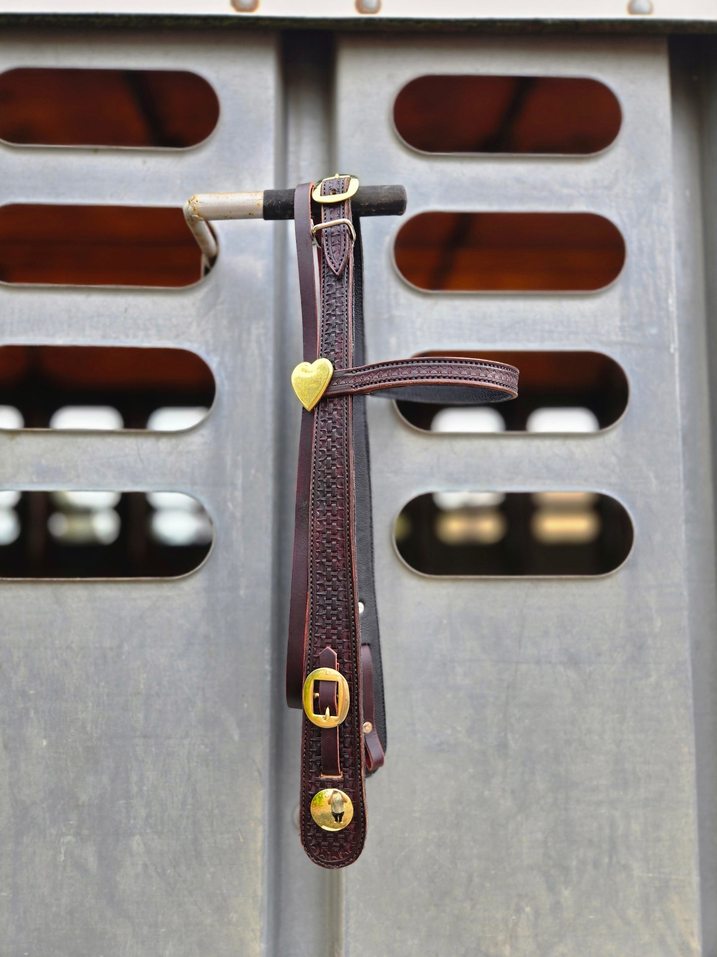 Brass Heart Martingale Set