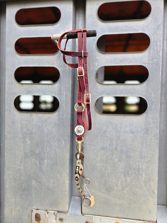 Double Ear Latigo Headstall