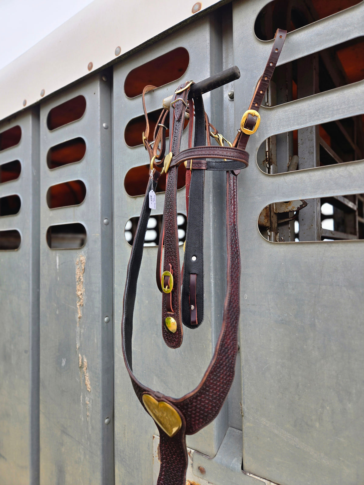 Brass Heart Martingale Set