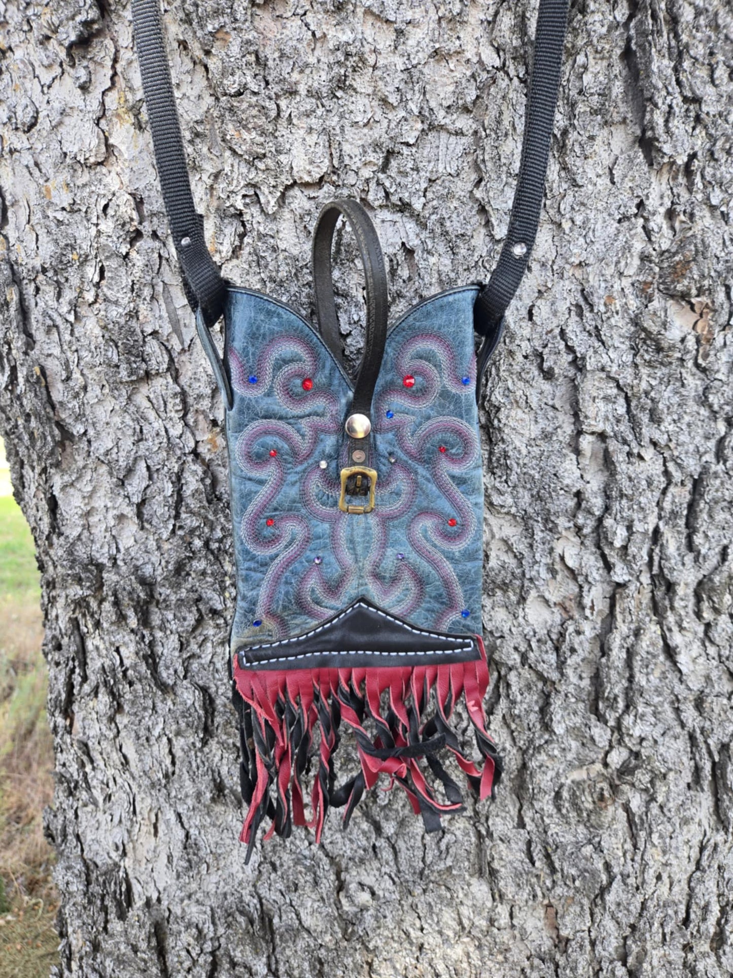 Cowboy Boot Crossbody Purse
