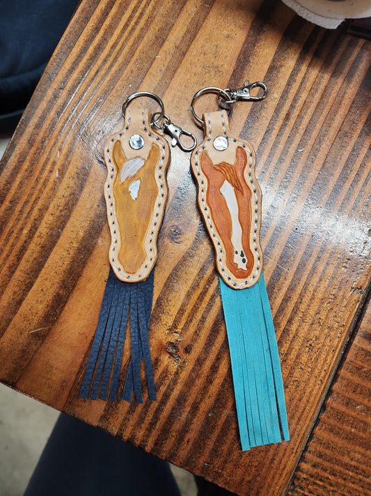 Custom Horse Head Keychains