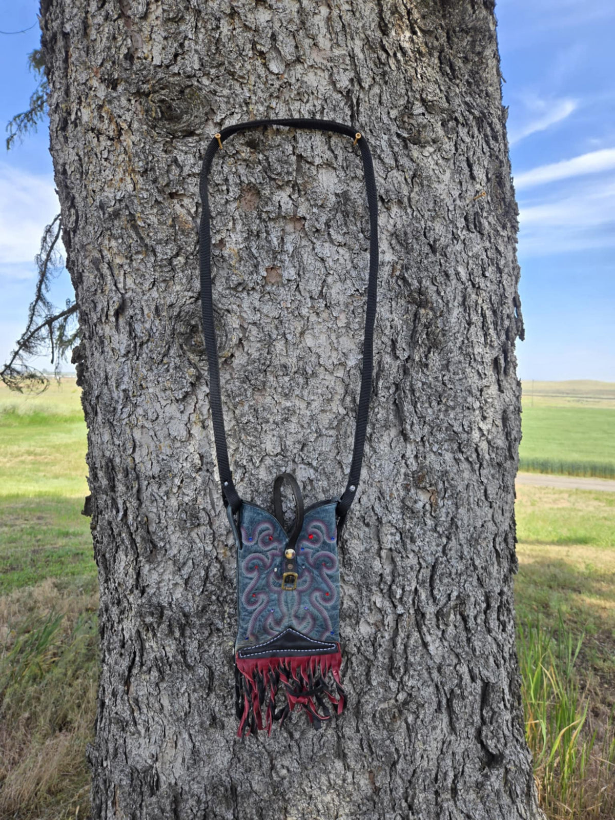 Cowboy Boot Crossbody Purse