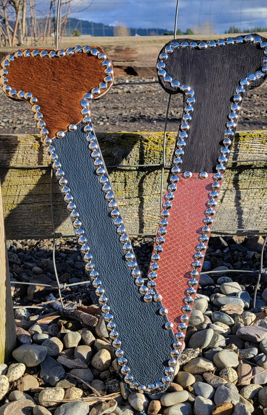 V Leather Letter