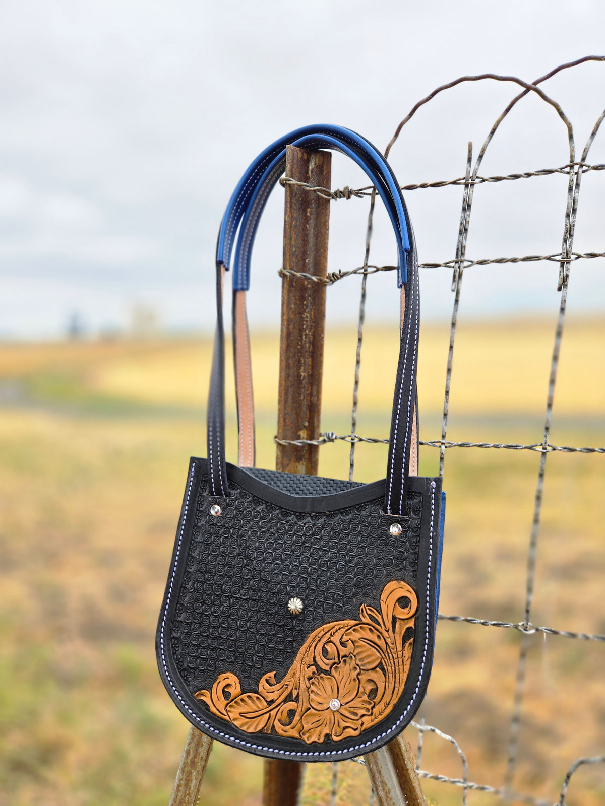 Tooled Shoulder Purse