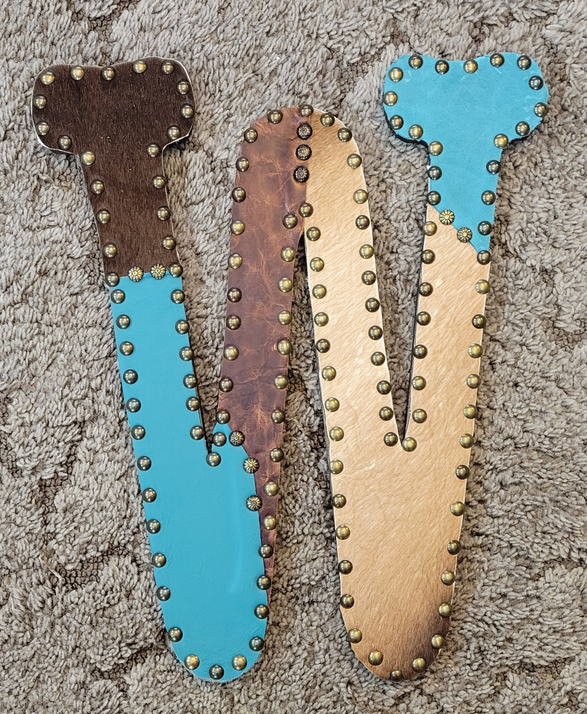 W Custom Patchwork Letter