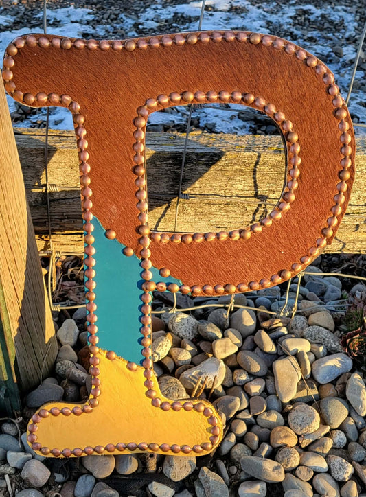 P Leather Letter