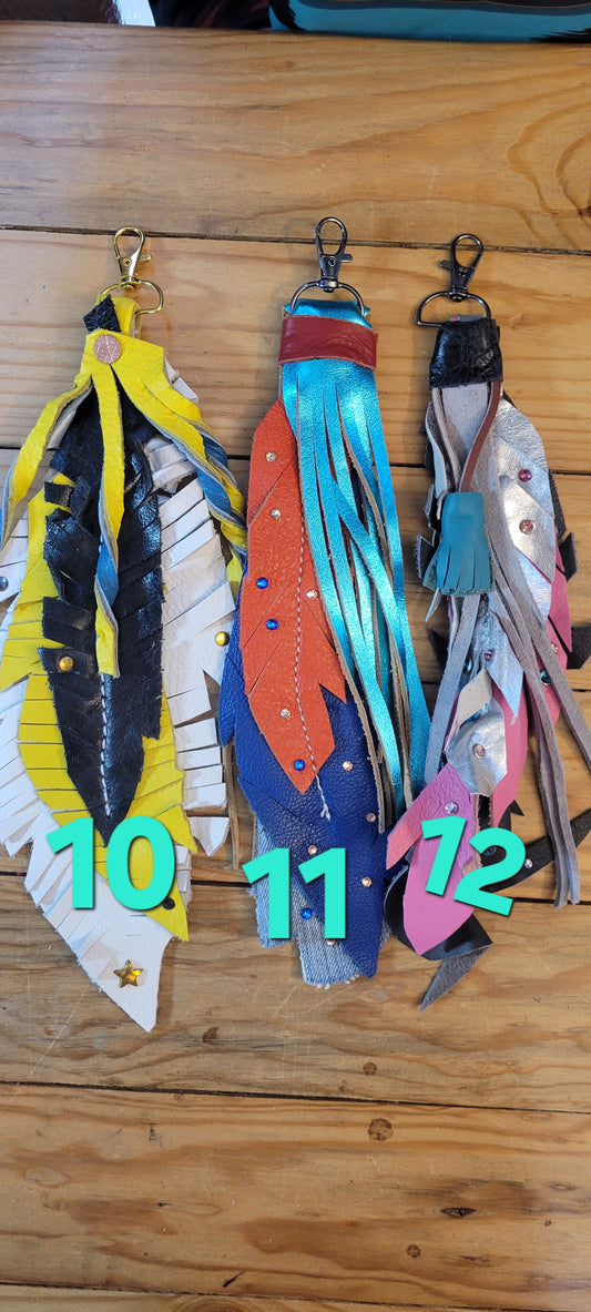 LEATHER FEATHERS