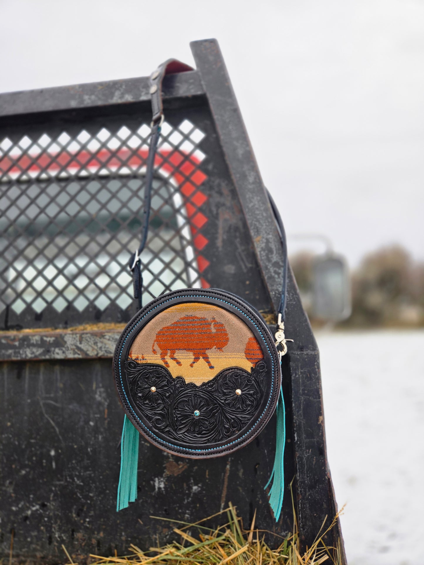 Buffalo Round Purse