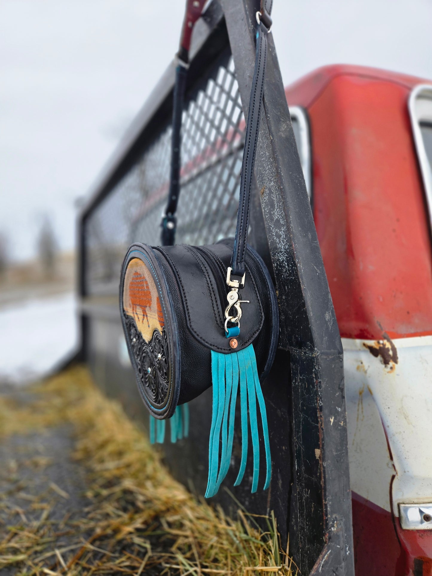 Buffalo Round Purse