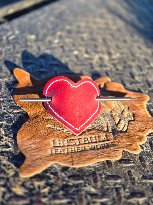 Red Heart Barrette