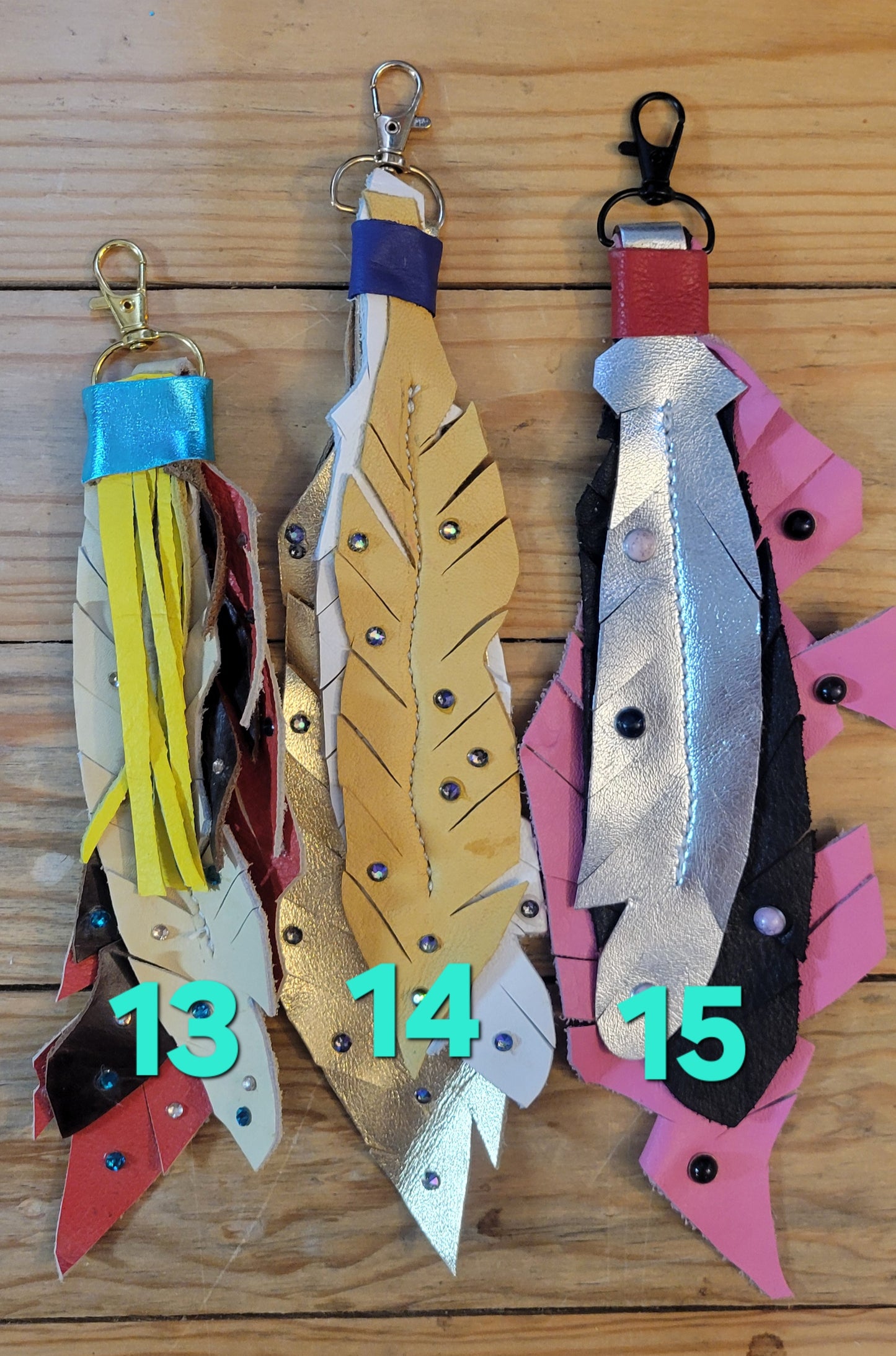 LEATHER FEATHERS
