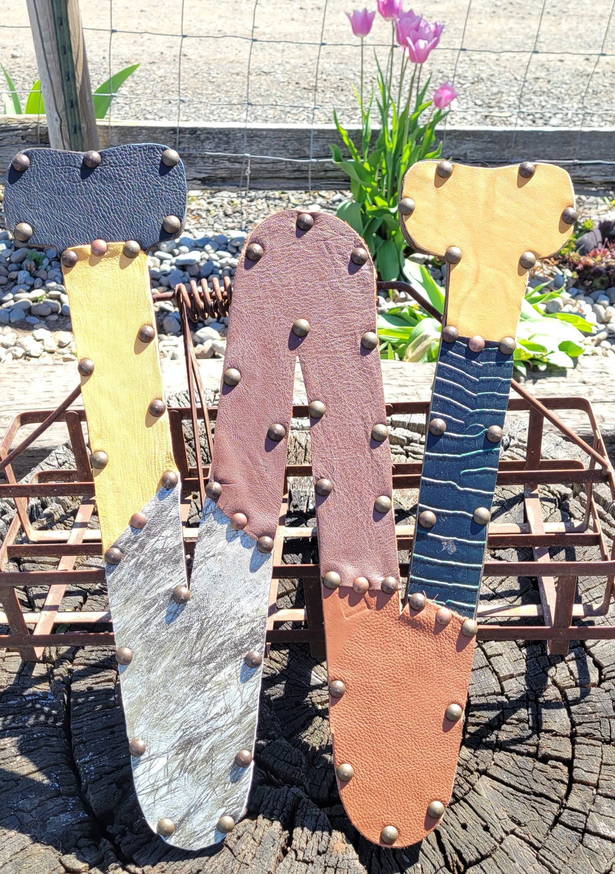 CUSTOM PATCHWORK LEATHER "W"