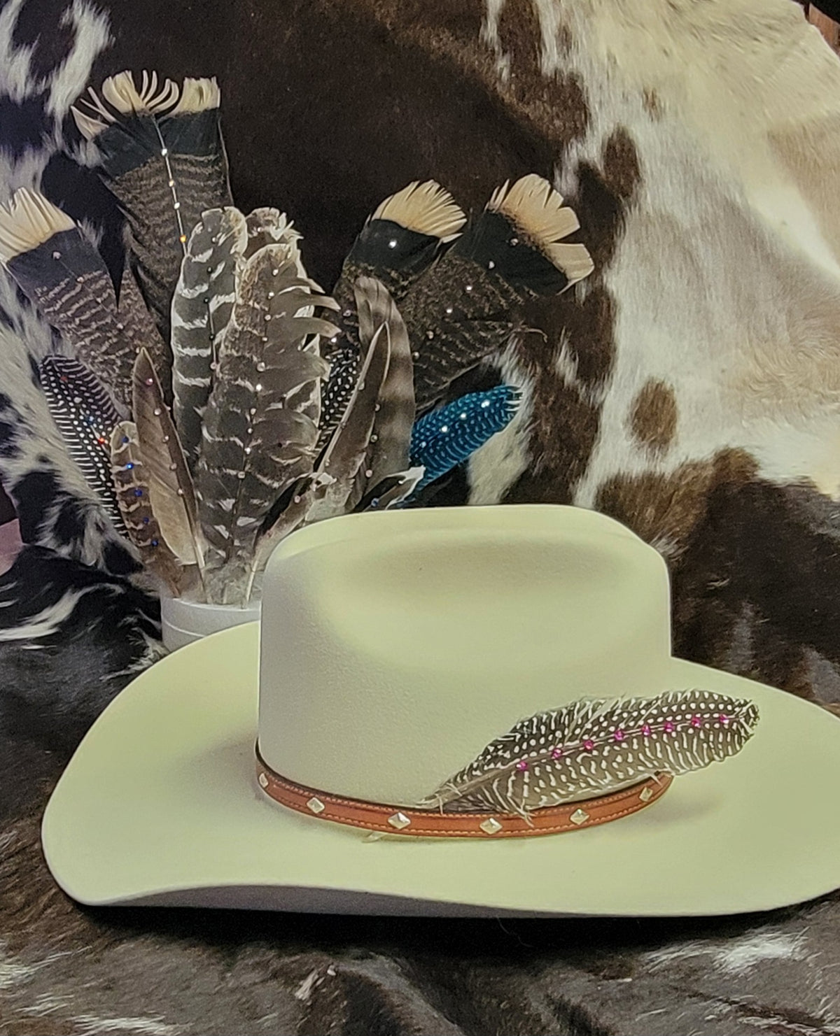 Hat feathers
