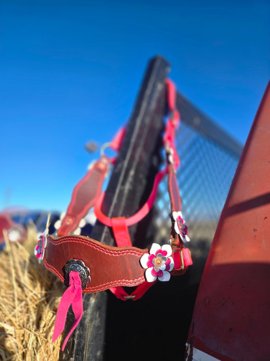 Pink Flower Halter