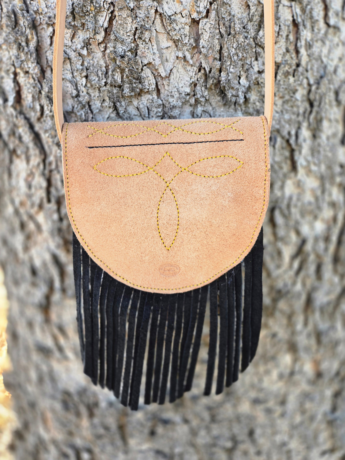 Roughout Saddle Bag Purse