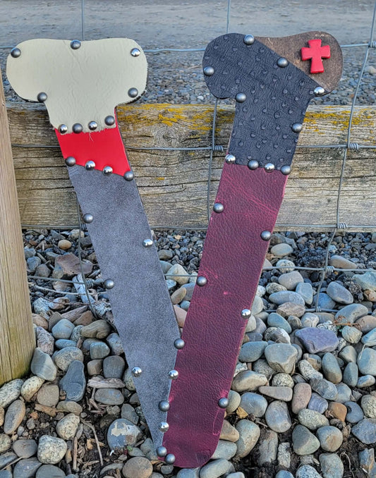 V Leather Letter