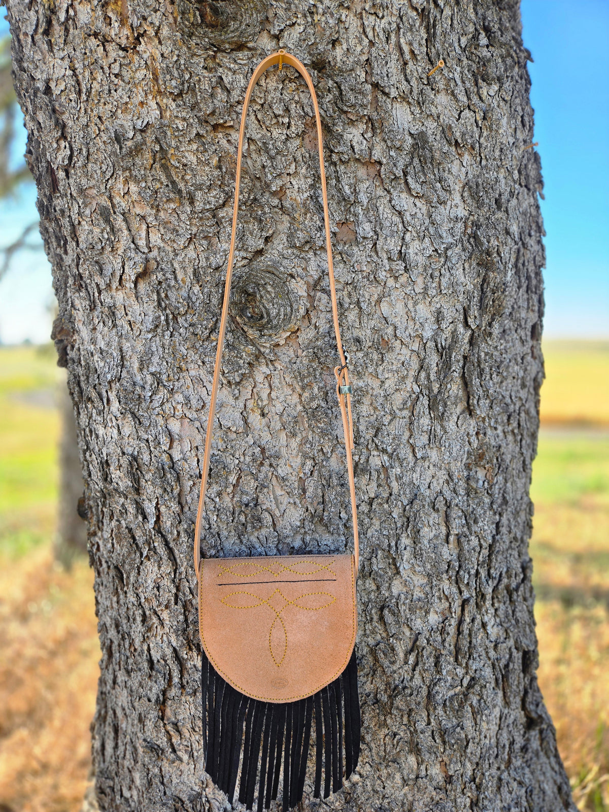 Roughout Saddle Bag Purse
