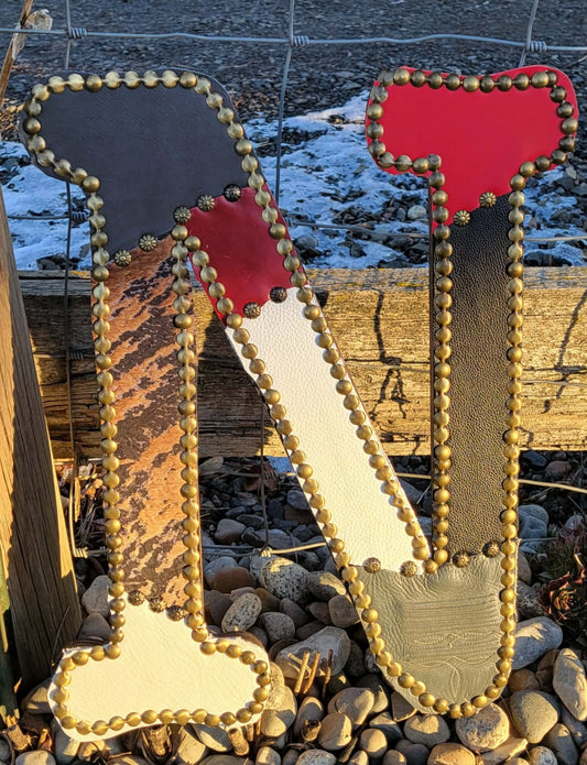 N Leather Letter