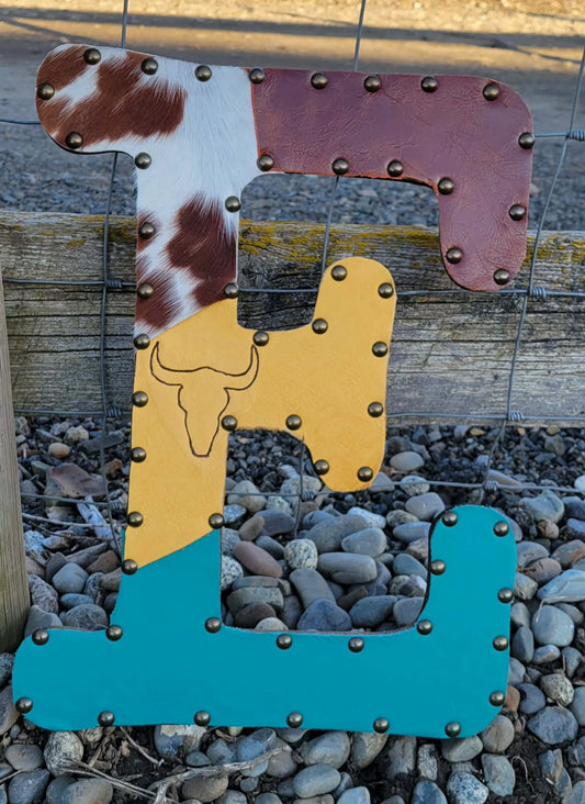 E Leather Letter