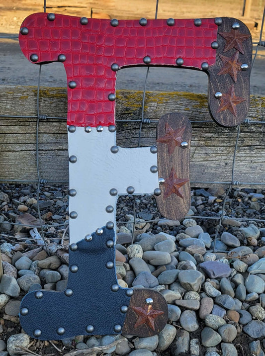 F Leather Letter