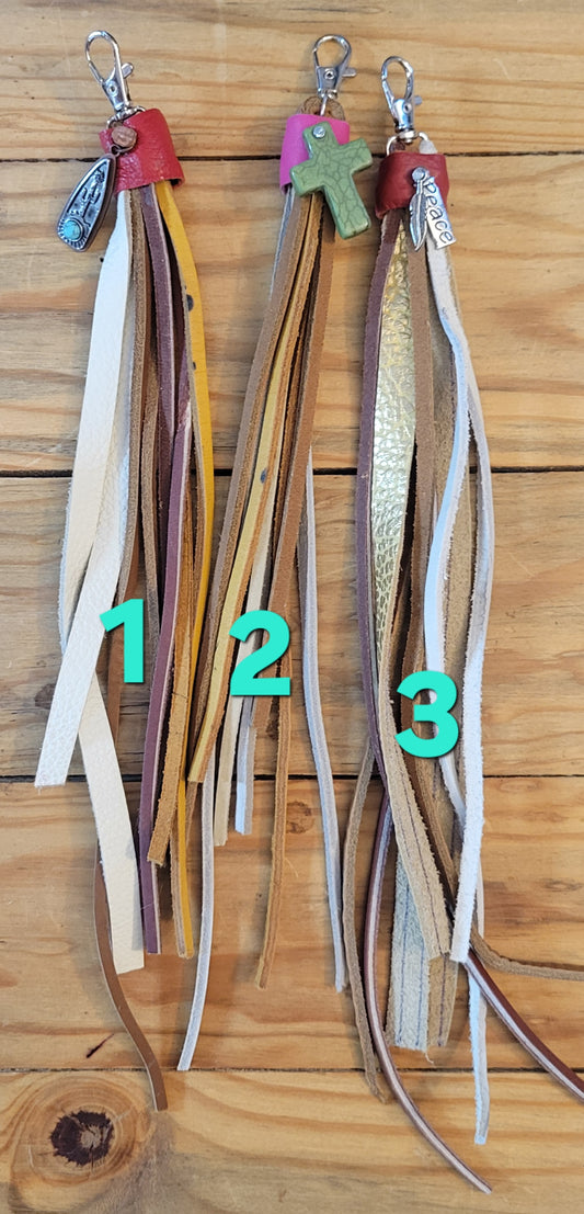 LEATHER TASSELS