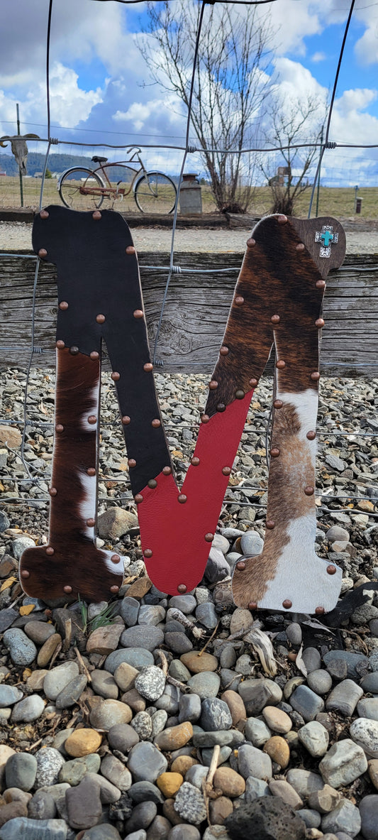 Custom Patchwork Leather "M"